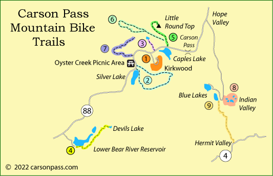 Carson Pass Mountain Biking