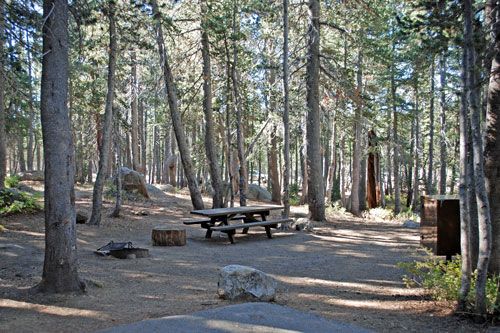 Blue Lakes campsite