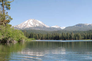 Blue Lakes campsite