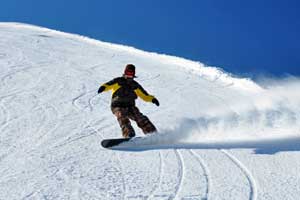 Photo of snowboarder