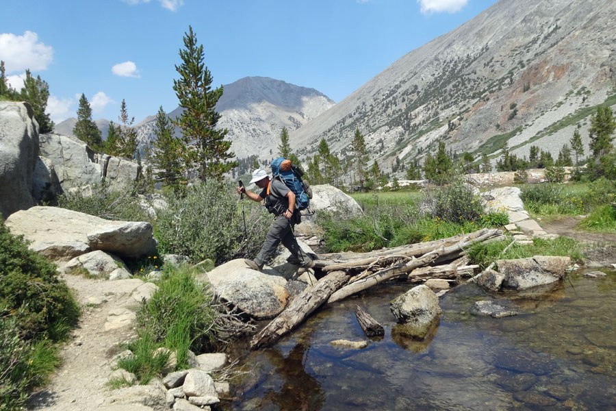 Creek crossing, Kings Canyon National Park, CA