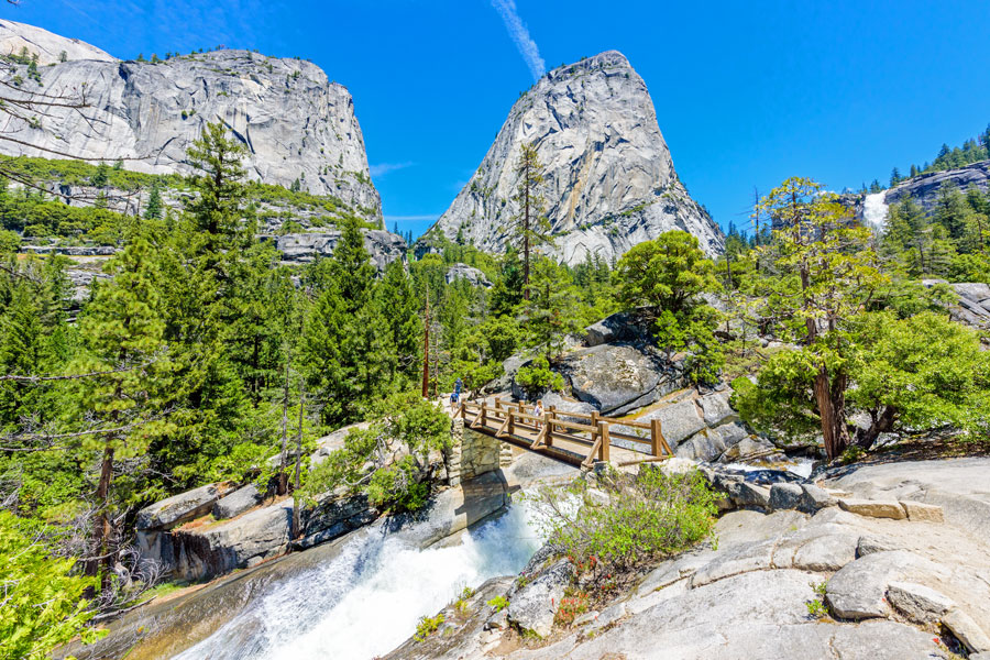 Nevada Fall trail, Yosemite National Park, CA