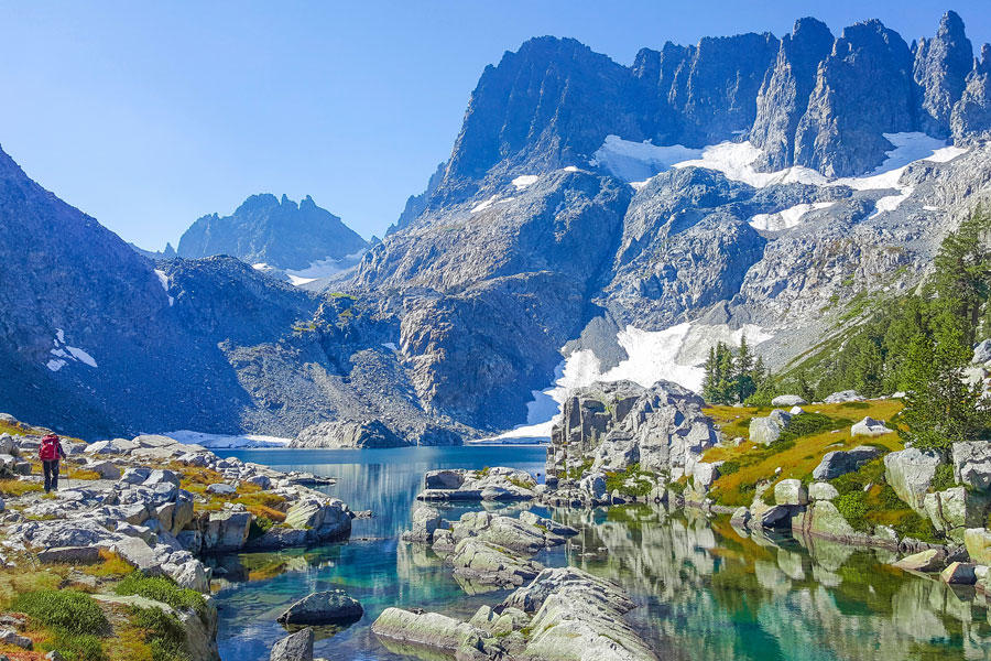 lake in Sierra Nevada, CA